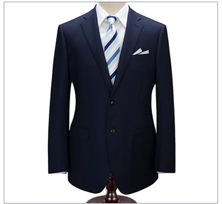 Custom Design Woven Business Office Single Breasted V-neck Suits for Men