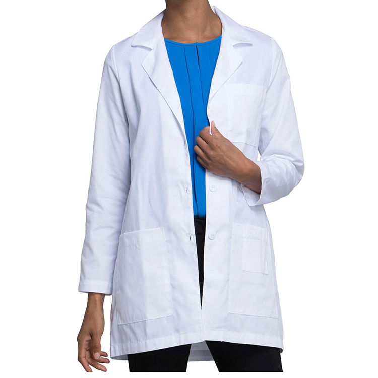 White Hospital Laboratory Uniform Dental Clinic Doctor Outcoats Long Lab Coat
