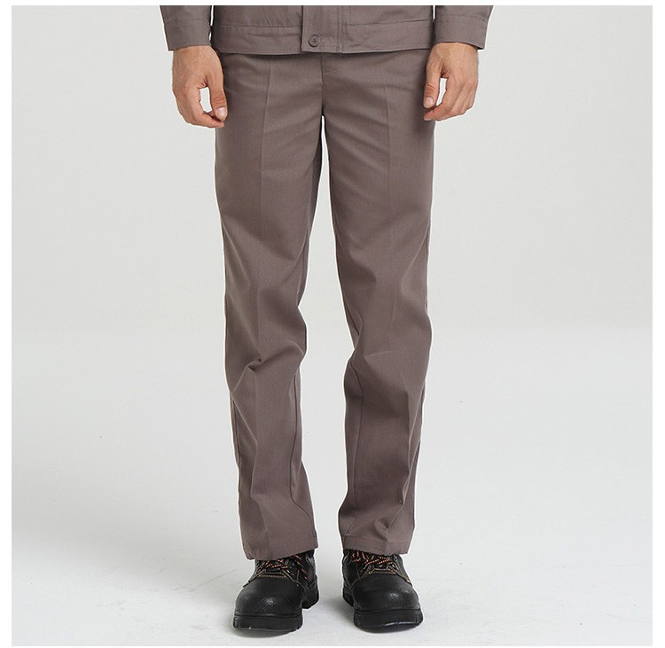Elastic Waist Factory Workwear Pants Solid Color Industrial Work Uniforms Pants
