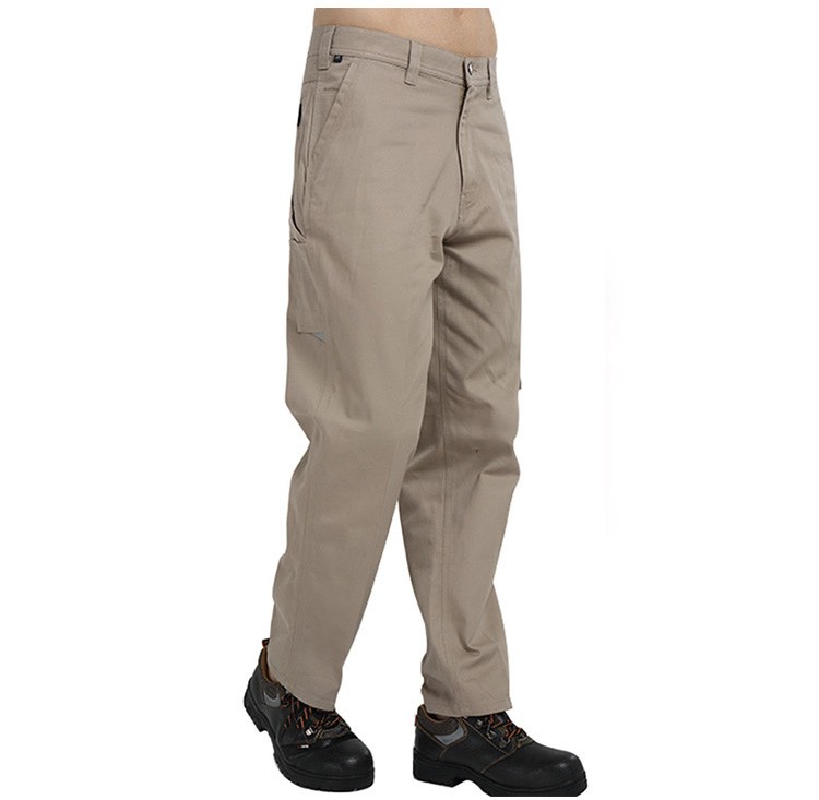 Professional Industrial Factory Workwear Pants Men Solid Color Zipper Working Uniforms Pants