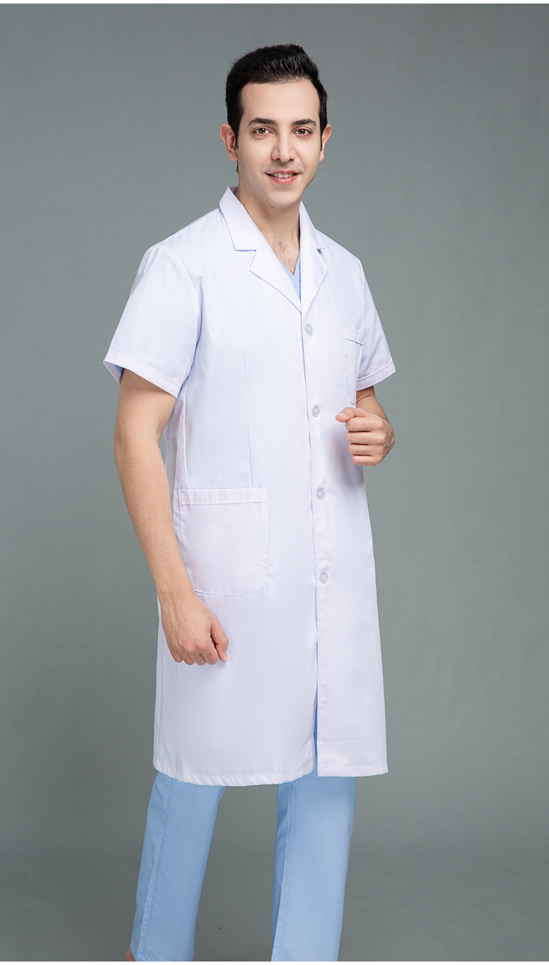 Nurse Wear White Lab Coat Dental Clinic Doctor Outcoats Surgical Gowns Medical Uniforms