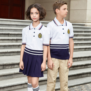 High Quality Primary School Sportswear 100% Cotton School Uniform T Shirts