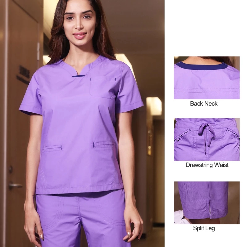 Custom Moisture Wicking Hospital Uniforms Surgical Gowns Medical Uniforms for Doctors