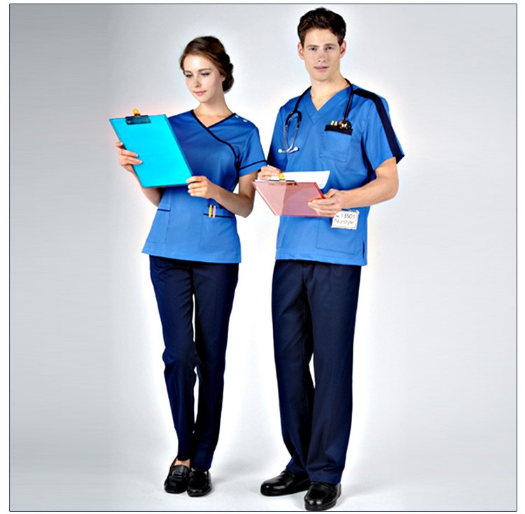 Comfortable Nurse Clothing Uniform Breathable Scrubs Medical Scrubs Uniform Nurse