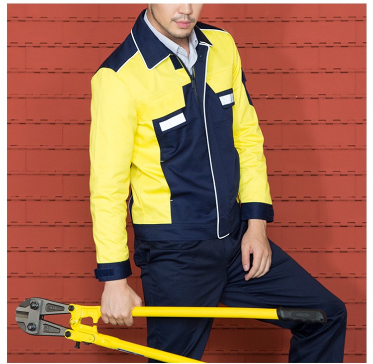 Car Wash Factory Work Clothes Long Sleeve Color Combination Custom Design Useful Waterproof Working Uniform