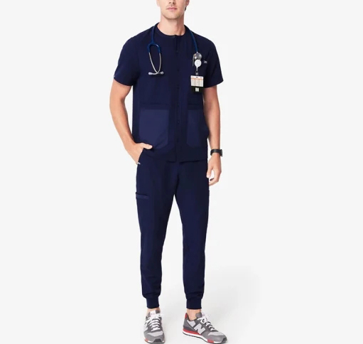 Custom Nurse Suit Moisture Wicking Hospital Uniforms Dental Cosmetic Overalls